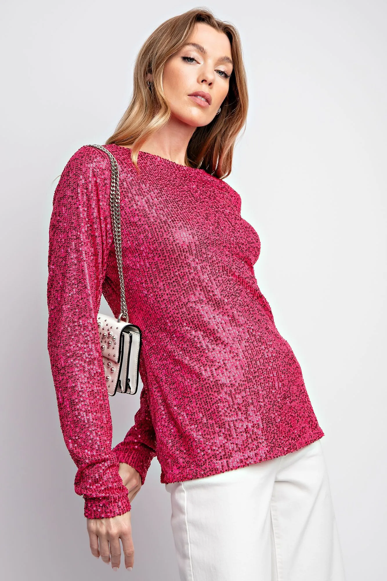 Shimmer   Shine Top Pink