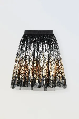 Short Sequin Skirt