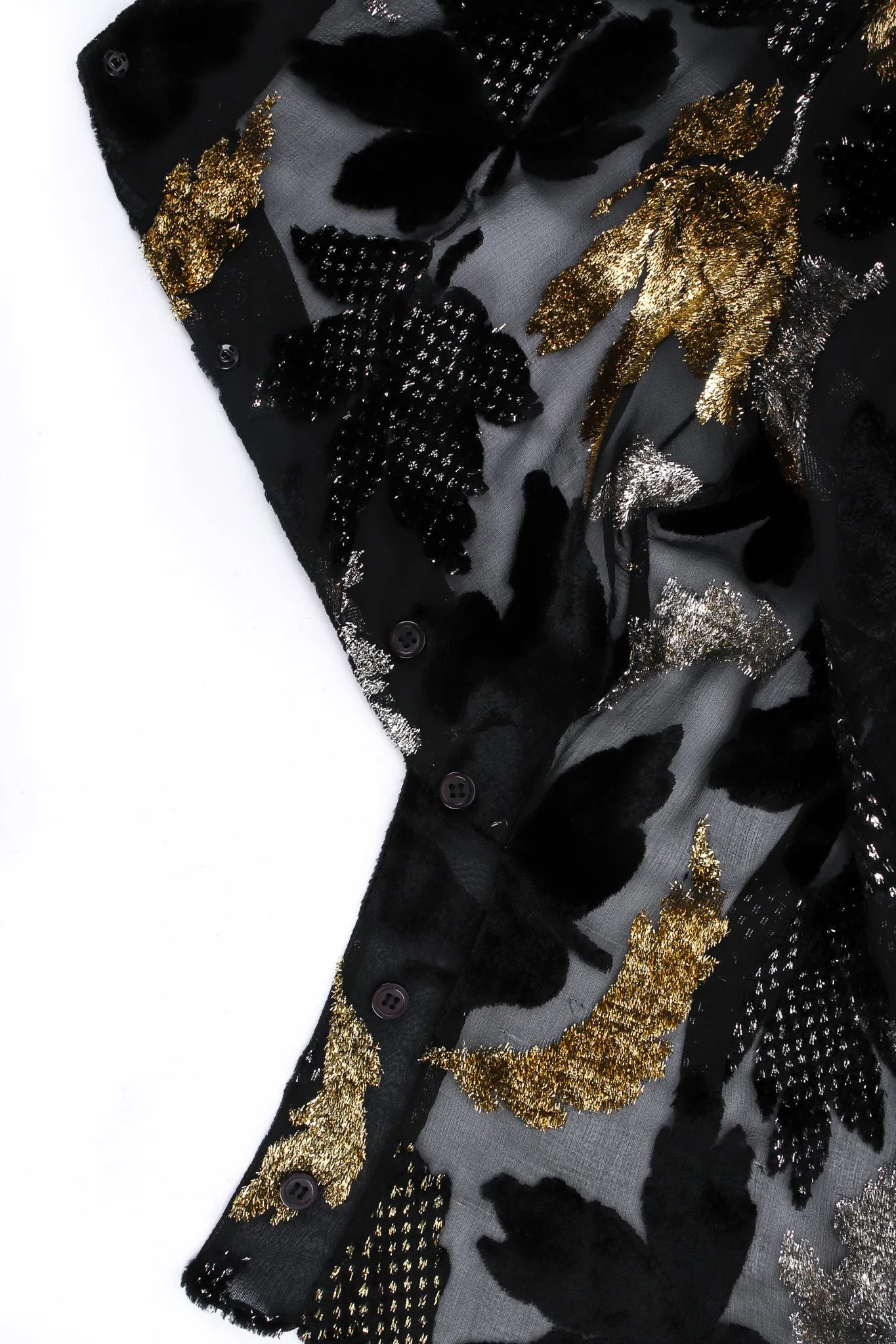 Silk Burnout Leaf Top