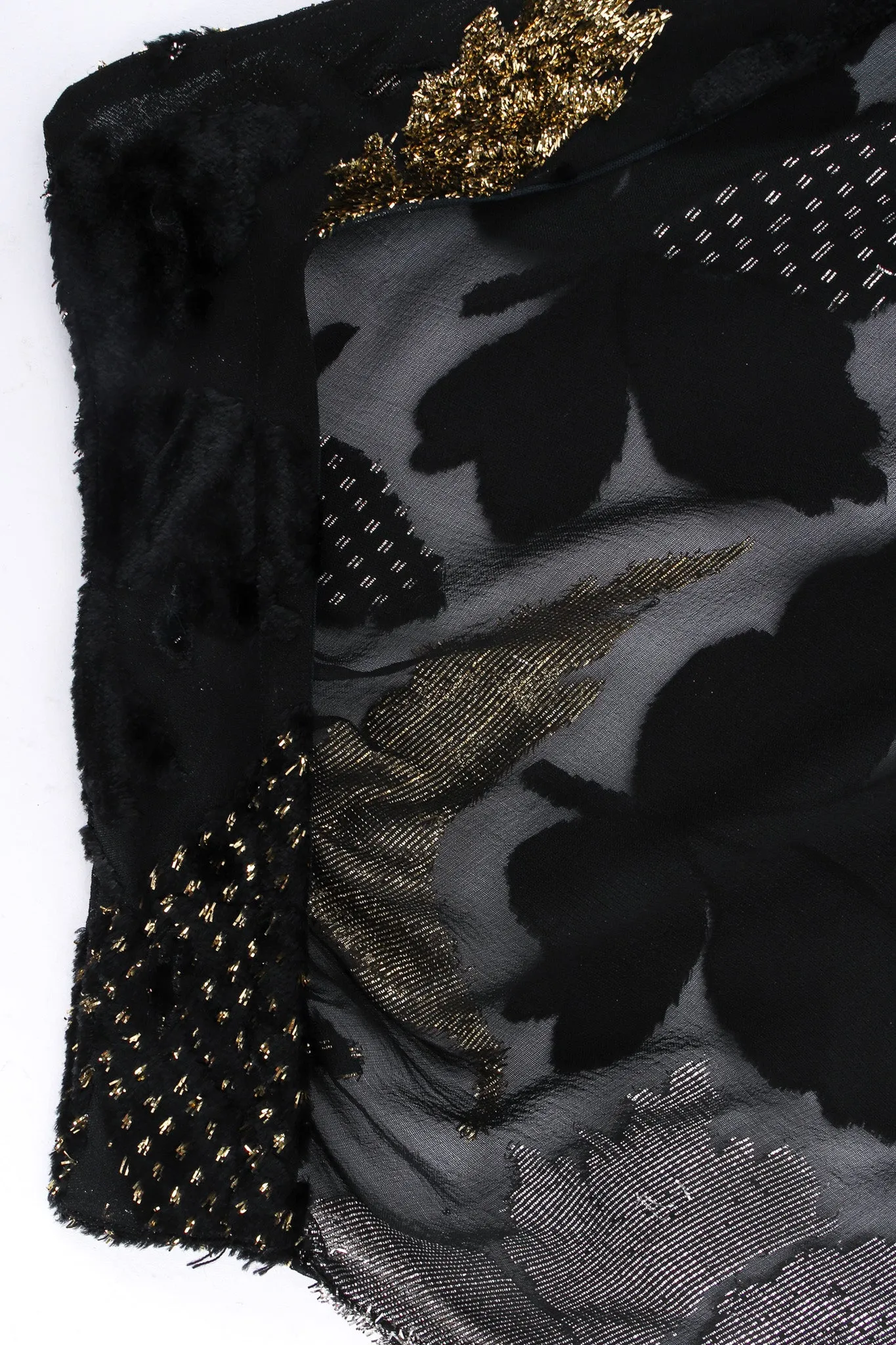 Silk Burnout Leaf Top