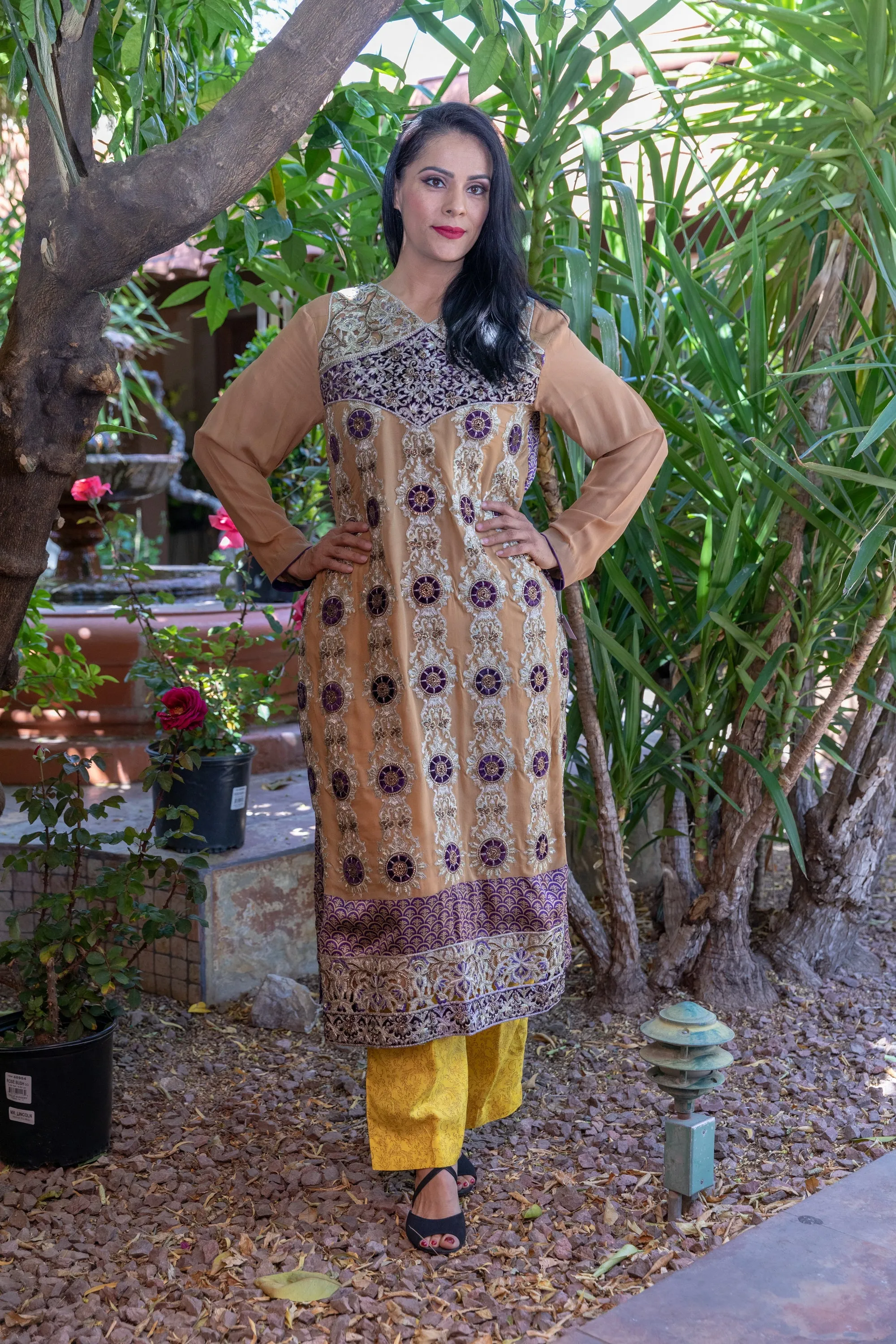 Silk Embroidery Suit Salwar Kameez