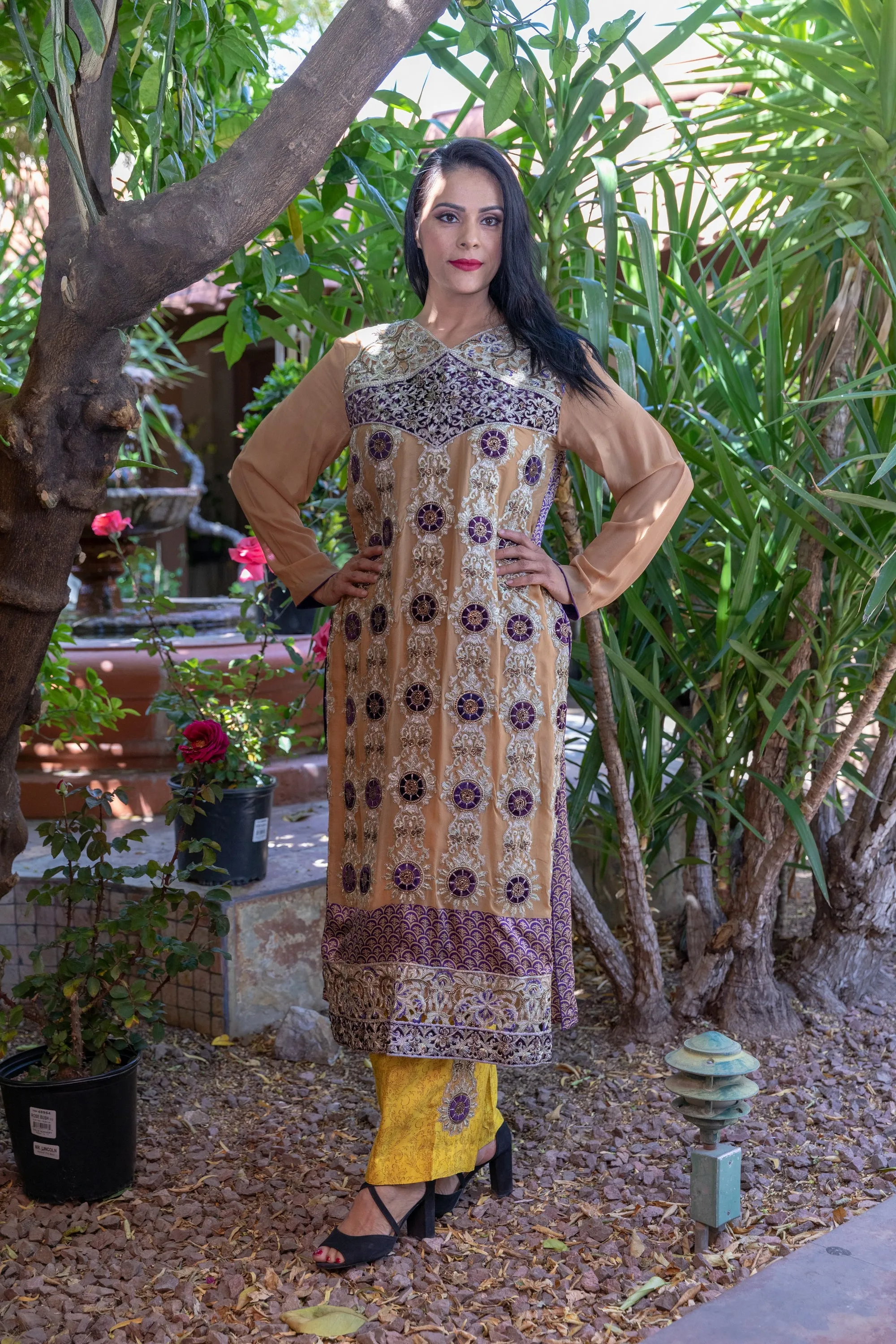 Silk Embroidery Suit Salwar Kameez