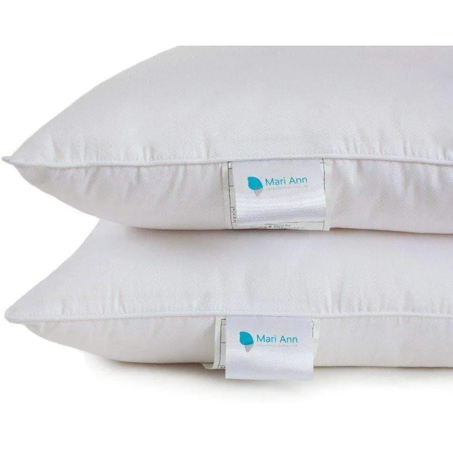 Silk Filled Pillow with Cotton Shell by MA-La Seta
