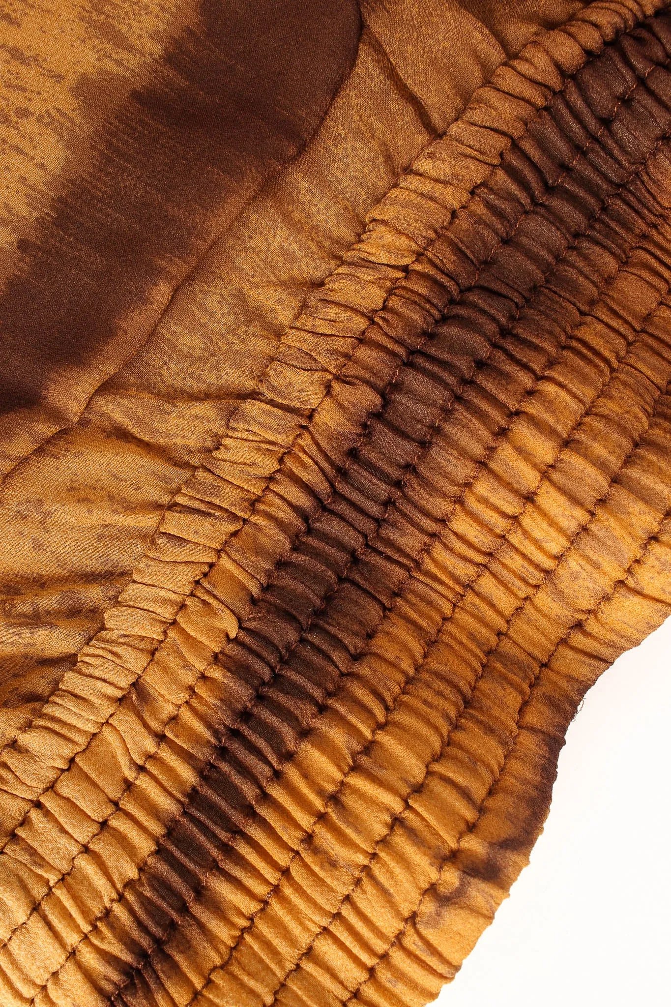Silk Nyala Print Top & Skirt Set