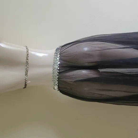 Silver belly dancer ligerie costume S/M
