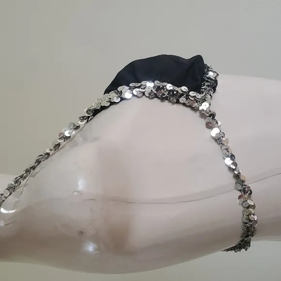 Silver belly dancer ligerie costume S/M