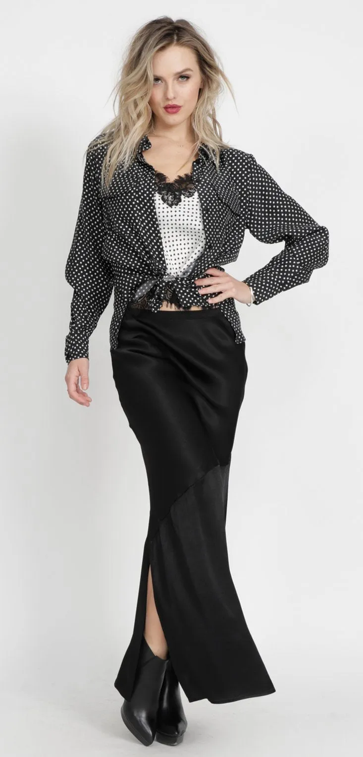 Silvia Long Bias Skirt