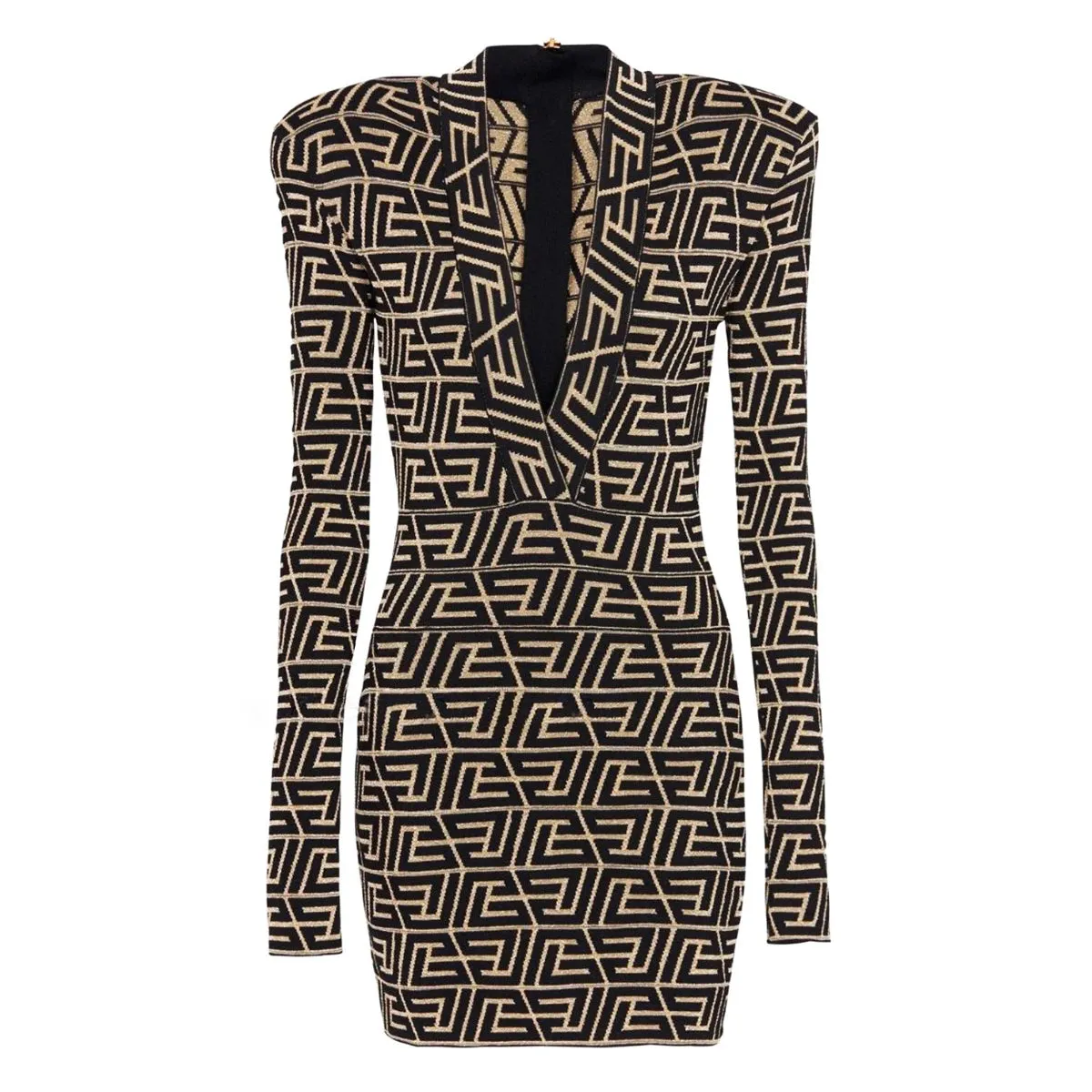 SML High Quality Two Colors High Elastic Knitted Dress