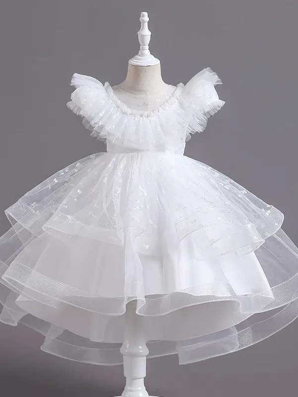 Sparkle Butterfly Flutter Tulle Formal Dress