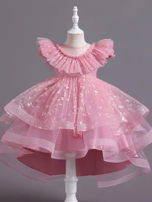 Sparkle Butterfly Flutter Tulle Formal Dress