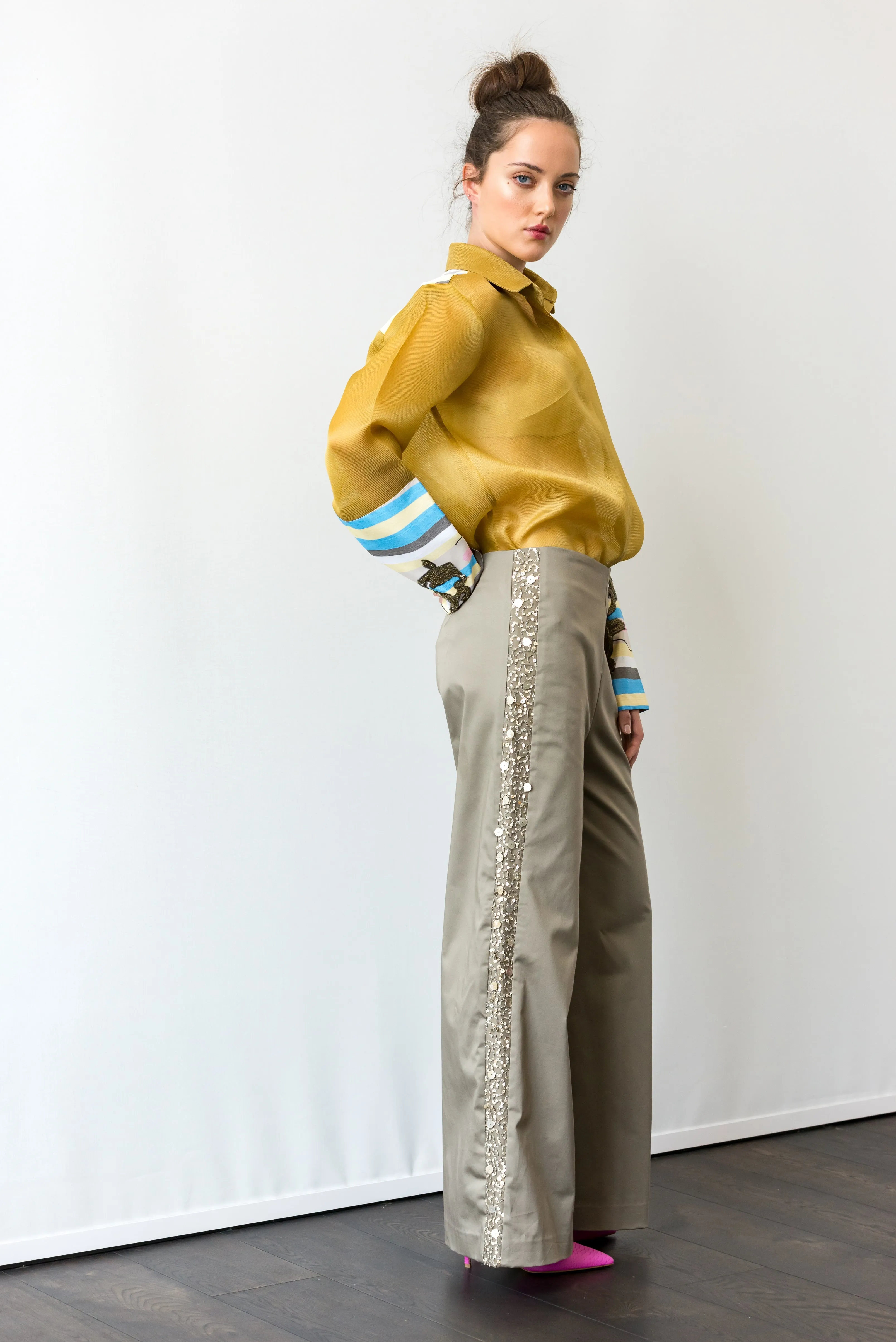Starry sequin pants
