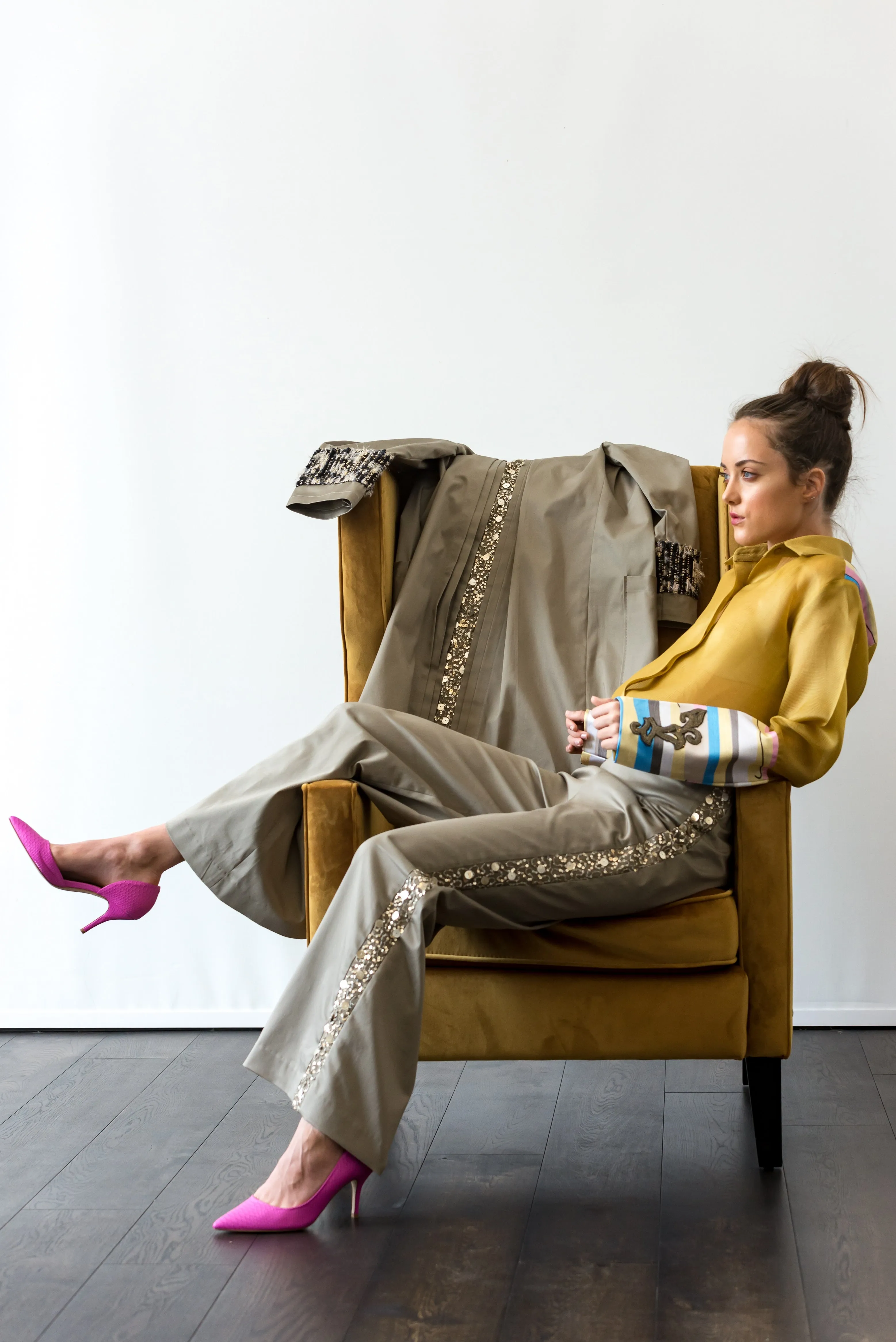 Starry sequin pants