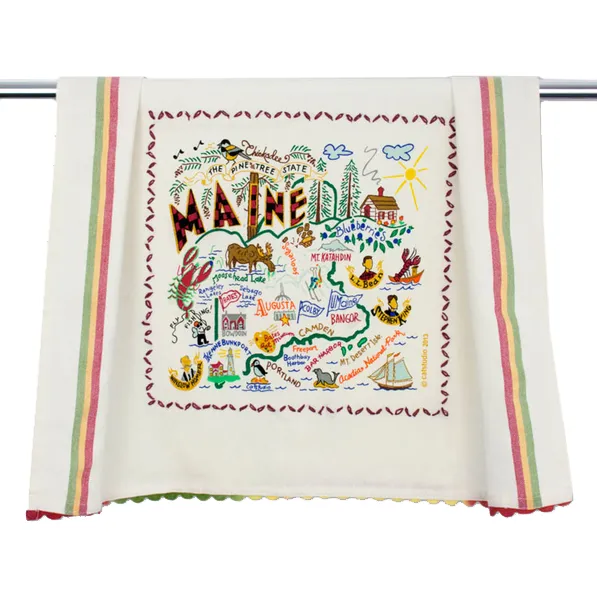 State of Maine Dish Towel
