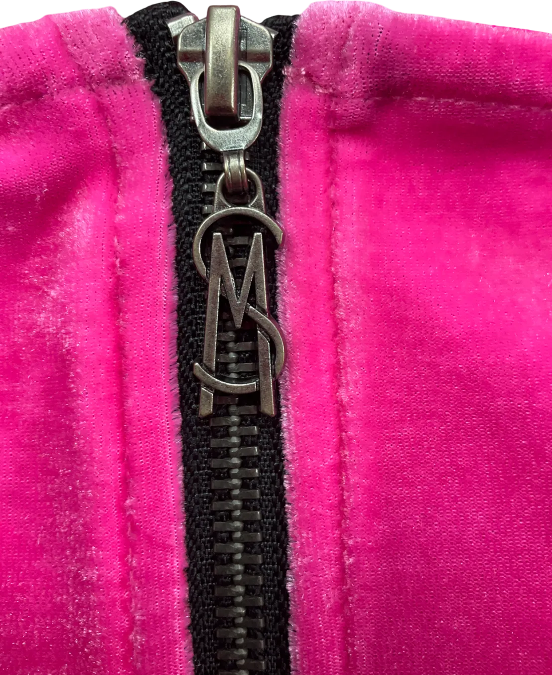 STEVE MADDEN Pink Velvet Corset Top And Trouser Set UK S