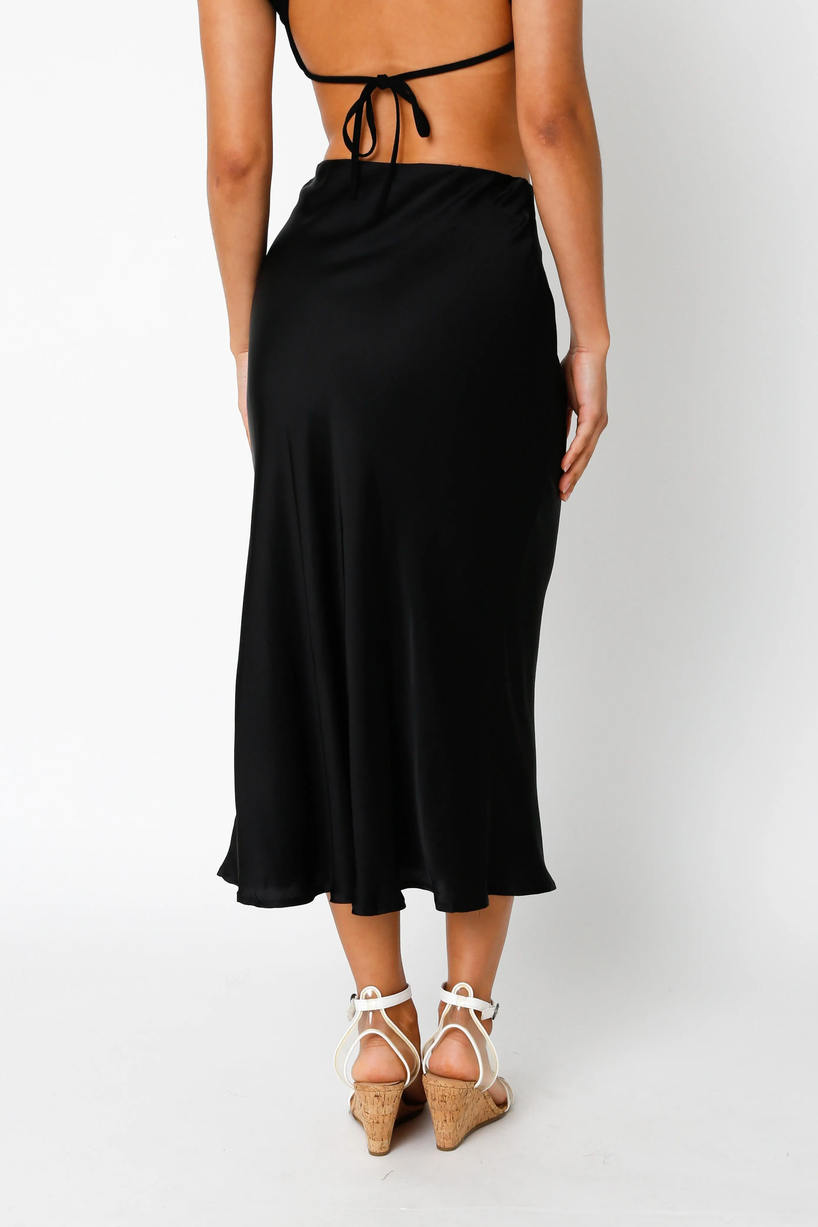 Stevie Satin Skirt