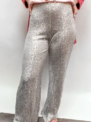 Strut My Way Sequin Pants