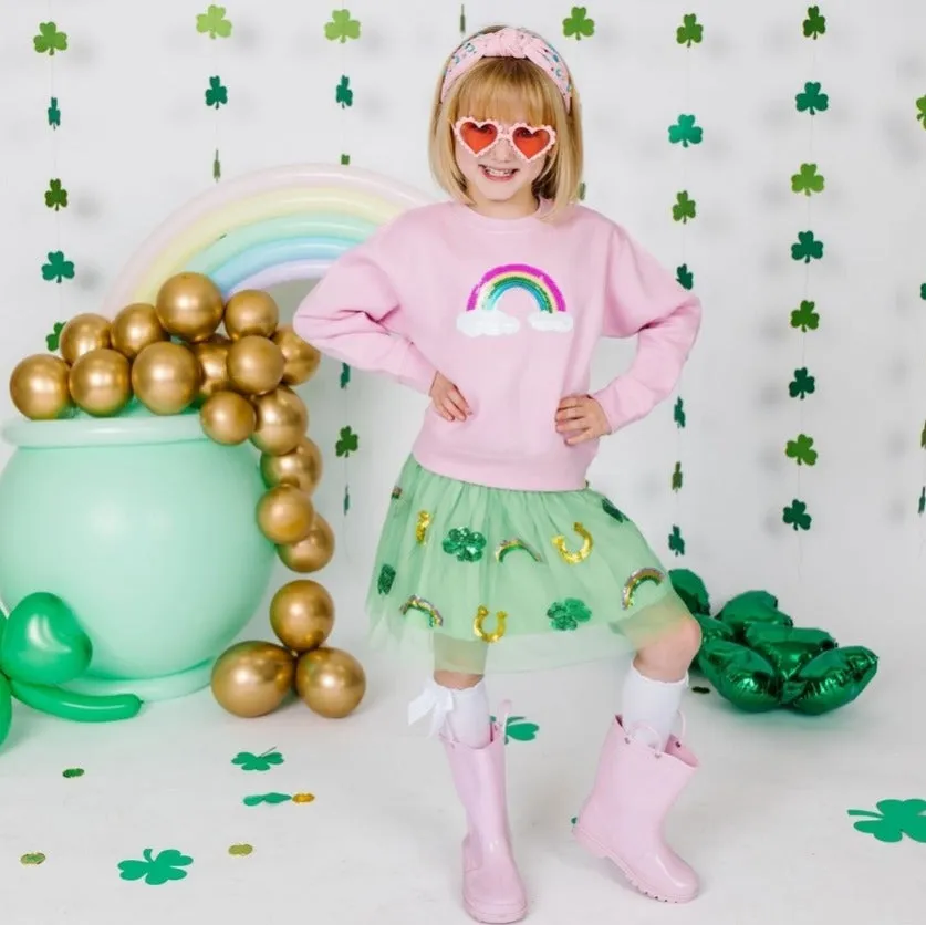 Sweet Wink Lucky Sequin St. Patrick's Day Tutu - Girls Clothes