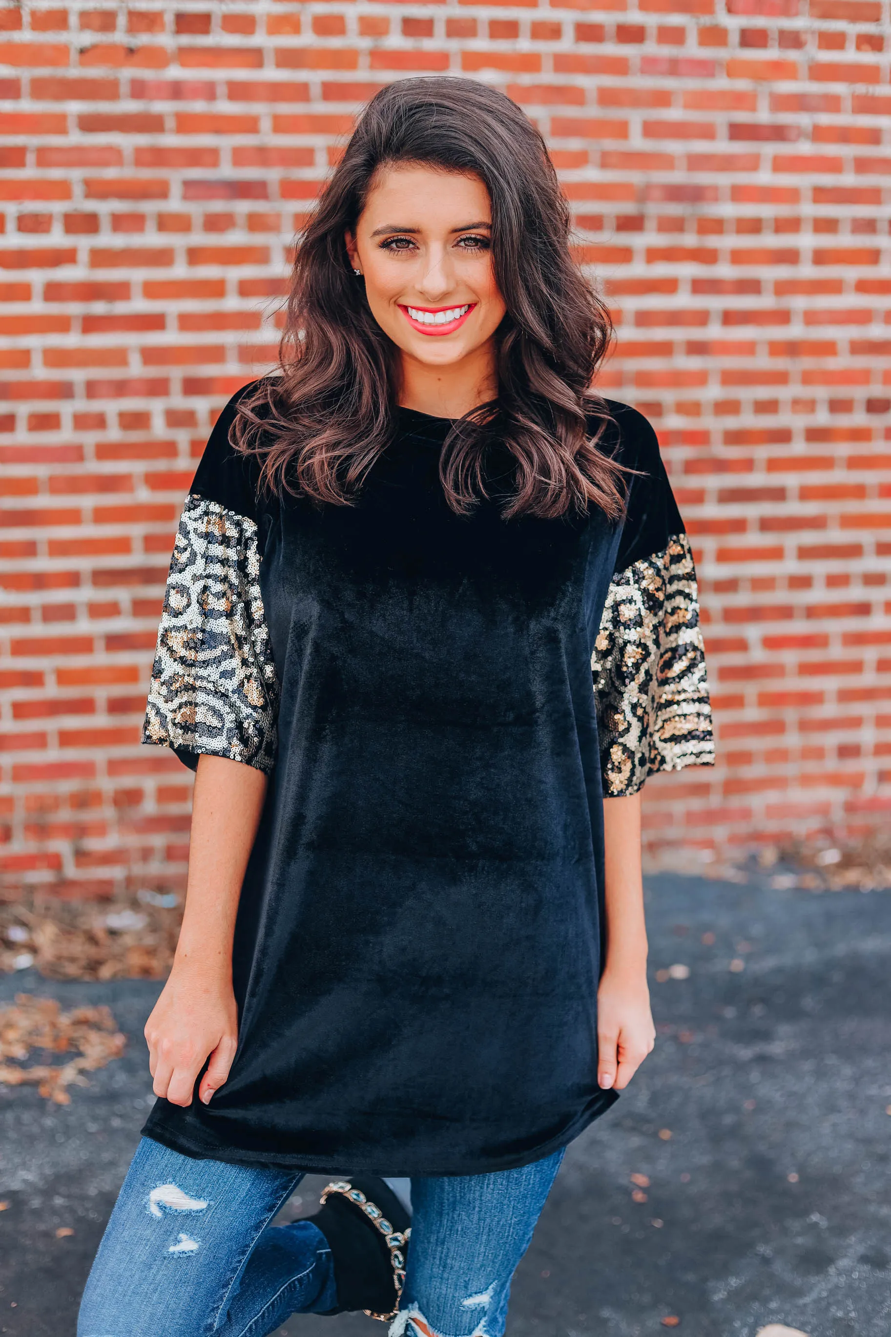 Take Me Back Top - Leopard