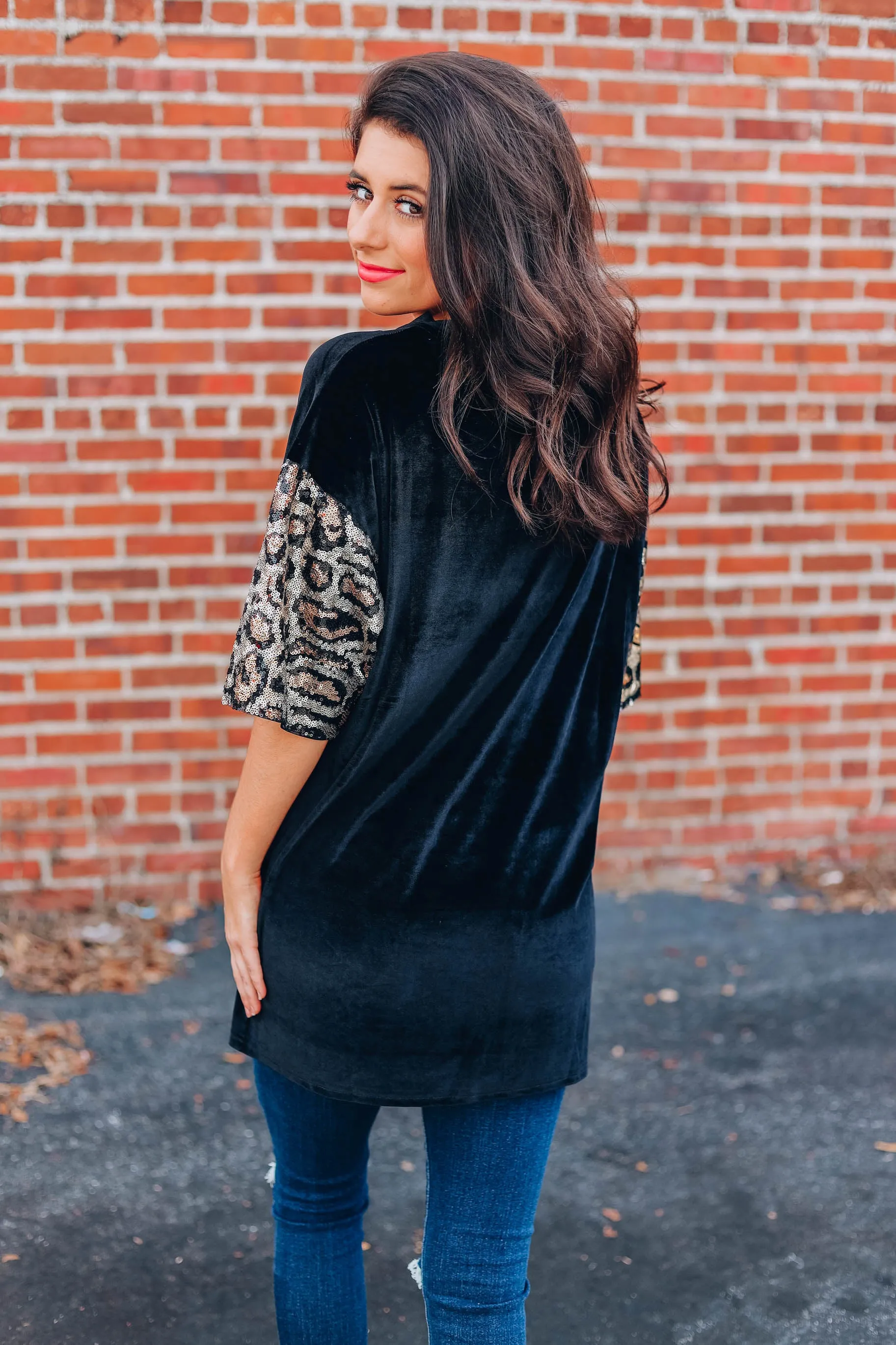Take Me Back Top - Leopard