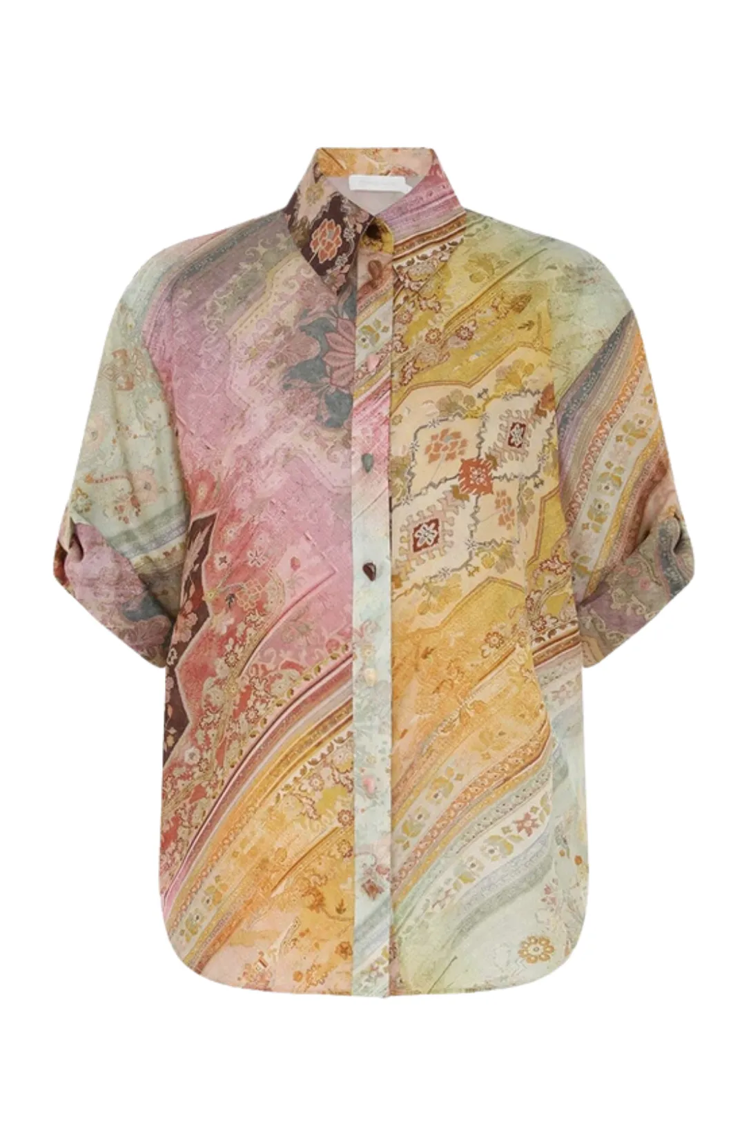 Tallow Relaxed Shirt | Ombre Multi