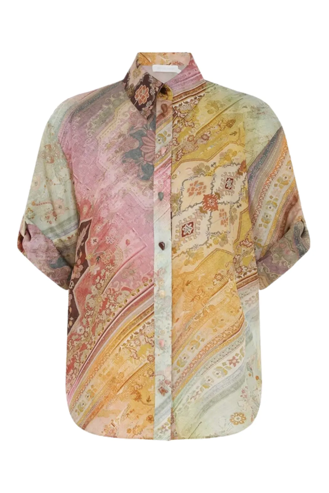 Tallow Relaxed Shirt | Ombre Multi