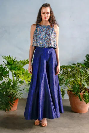 TANIA Square Sequin Top