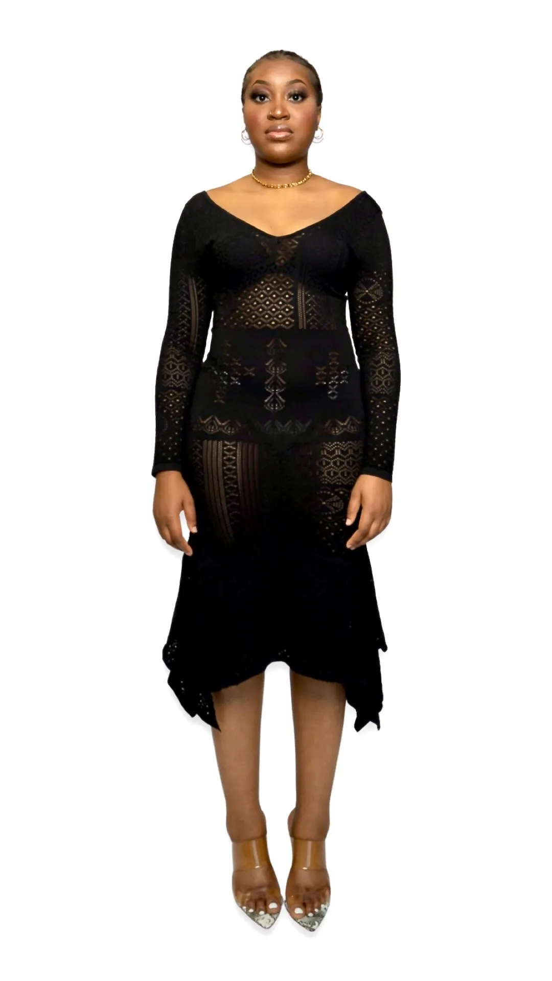 THE KNIT DRESS (BLACK)