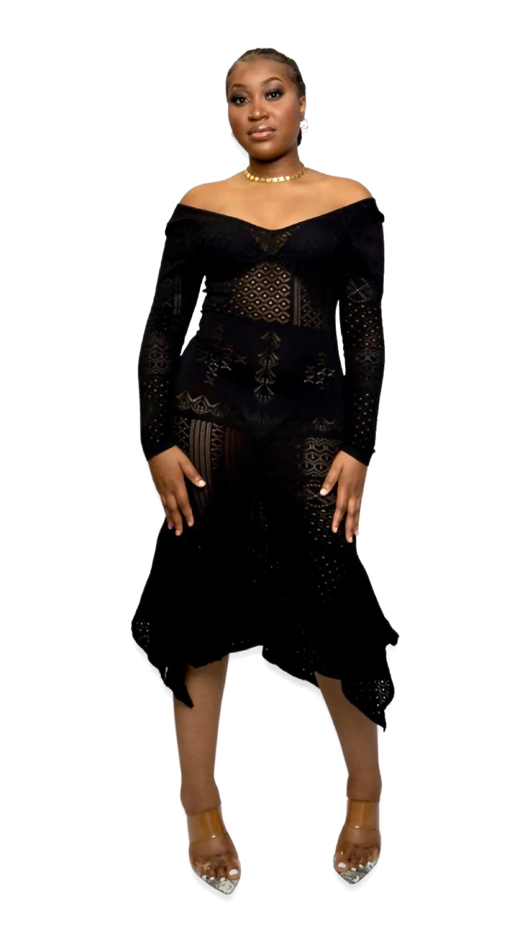 THE KNIT DRESS (BLACK)