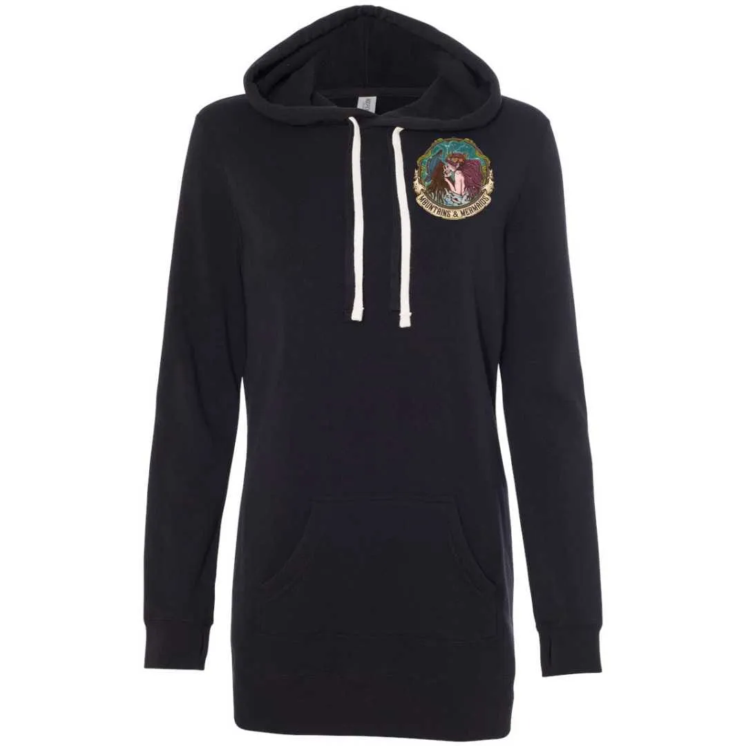 The Lovers Hoodie Dress (Black)