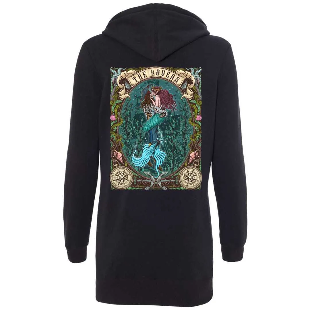 The Lovers Hoodie Dress (Black)