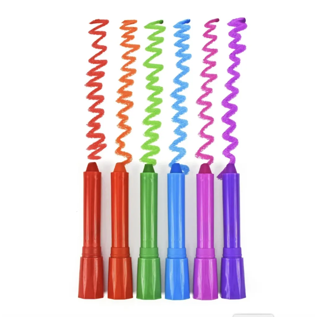 The Pencil Grip Hair Coloring Chalk - 6 Pack