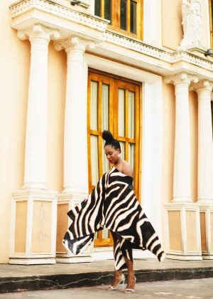 The "Anna" Tiger Stripe Kaftan Dress