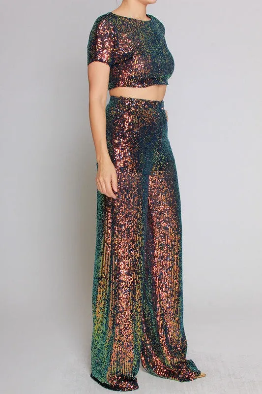 TIME TO PARTY SEQUIN PANTS