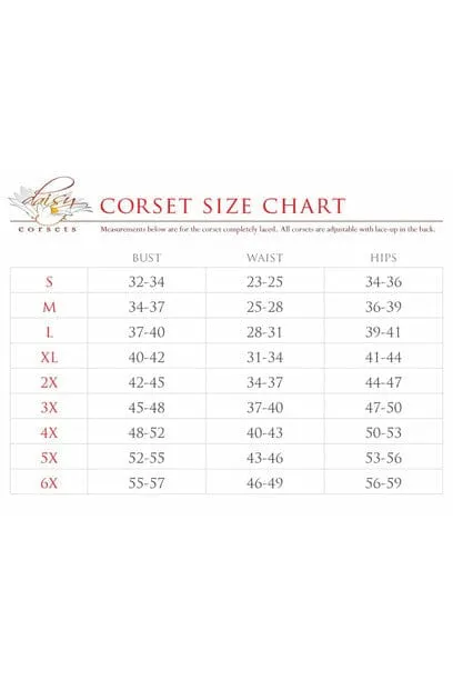 Top Drawer 4 PC Sequin Angel Corset Costume