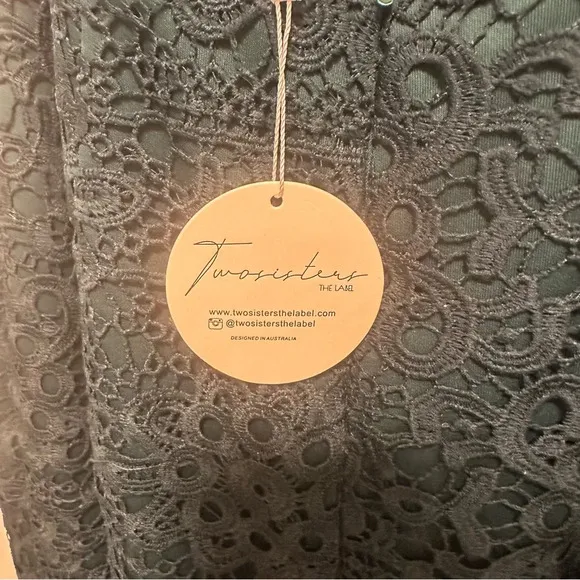 Two Sisters The Label Mesina Emerald Green Lace High Lo Mermaid Dress Size 8