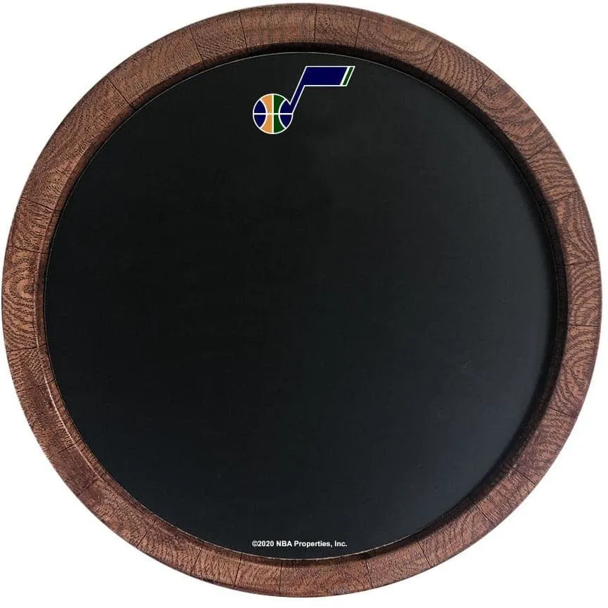 Utah Jazz: Chalkboard "Faux" Barrel Top Sign
