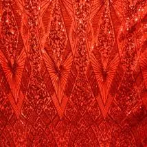 V Neck Sequin Mermaid Gown