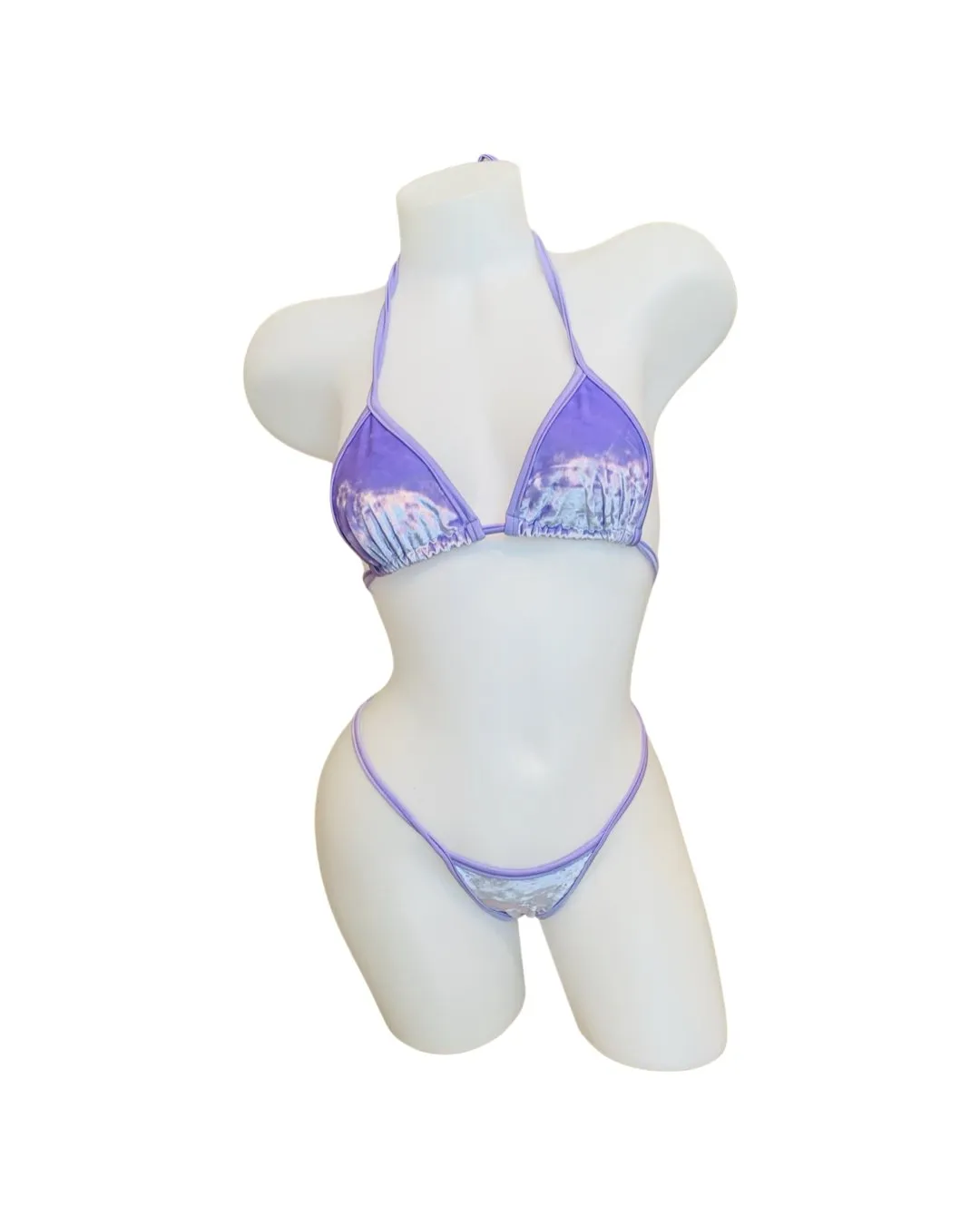 Velvet Bikini Set Lavendar