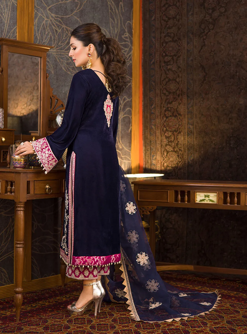 Velvet Salwar Kameez Designs Pakistani Dress #PN565