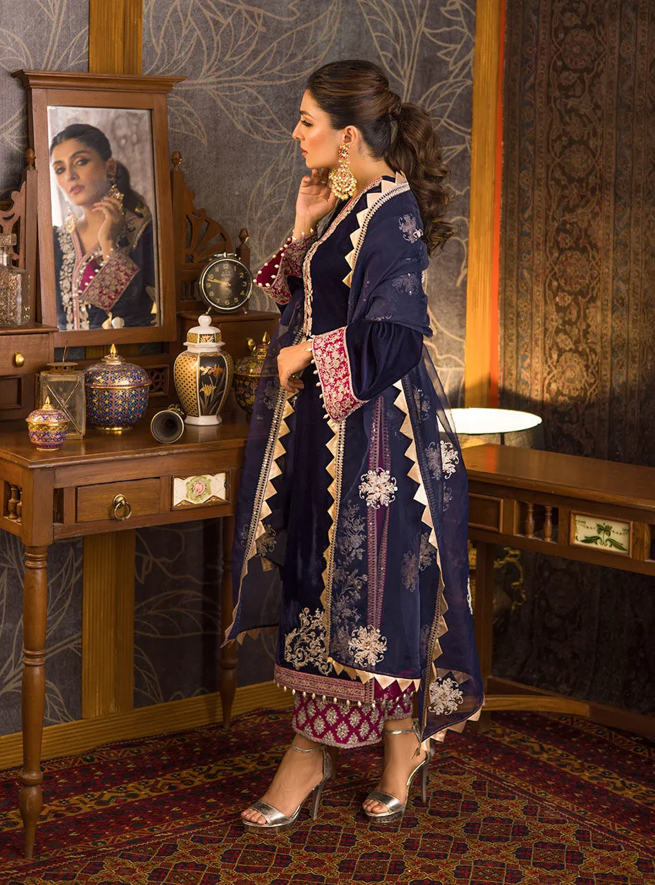 Velvet Salwar Kameez Designs Pakistani Dress #PN565