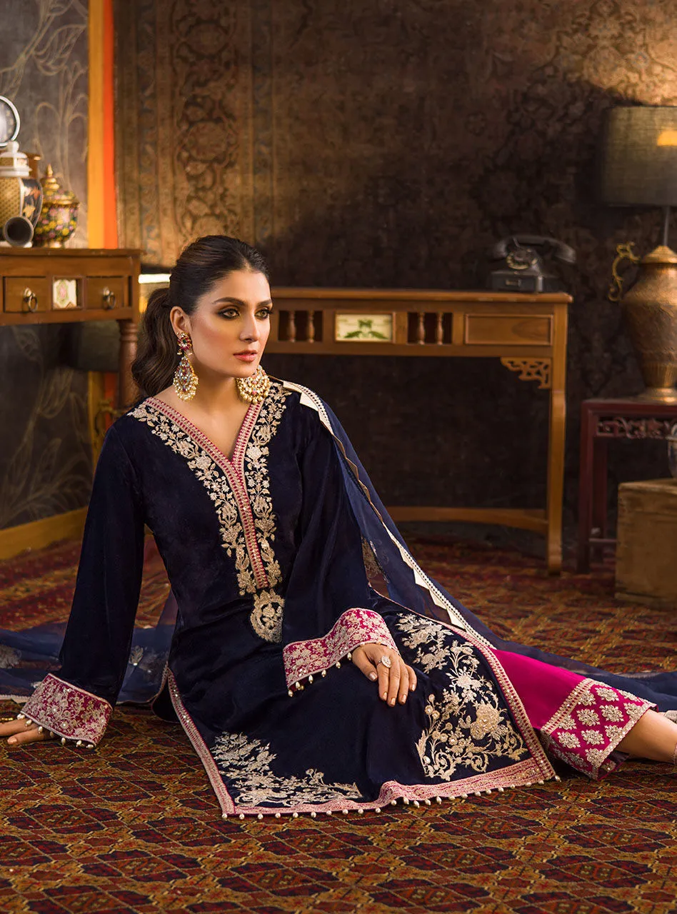 Velvet Salwar Kameez Designs Pakistani Dress #PN565