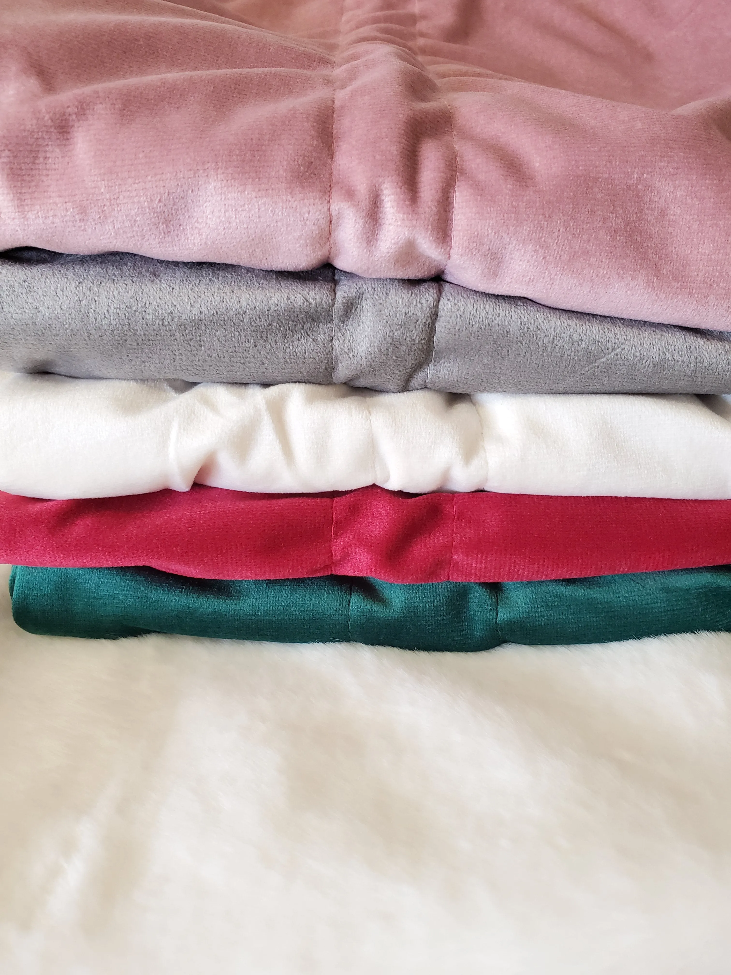 Velvet Santa Sack - Grey SUB/HTV
