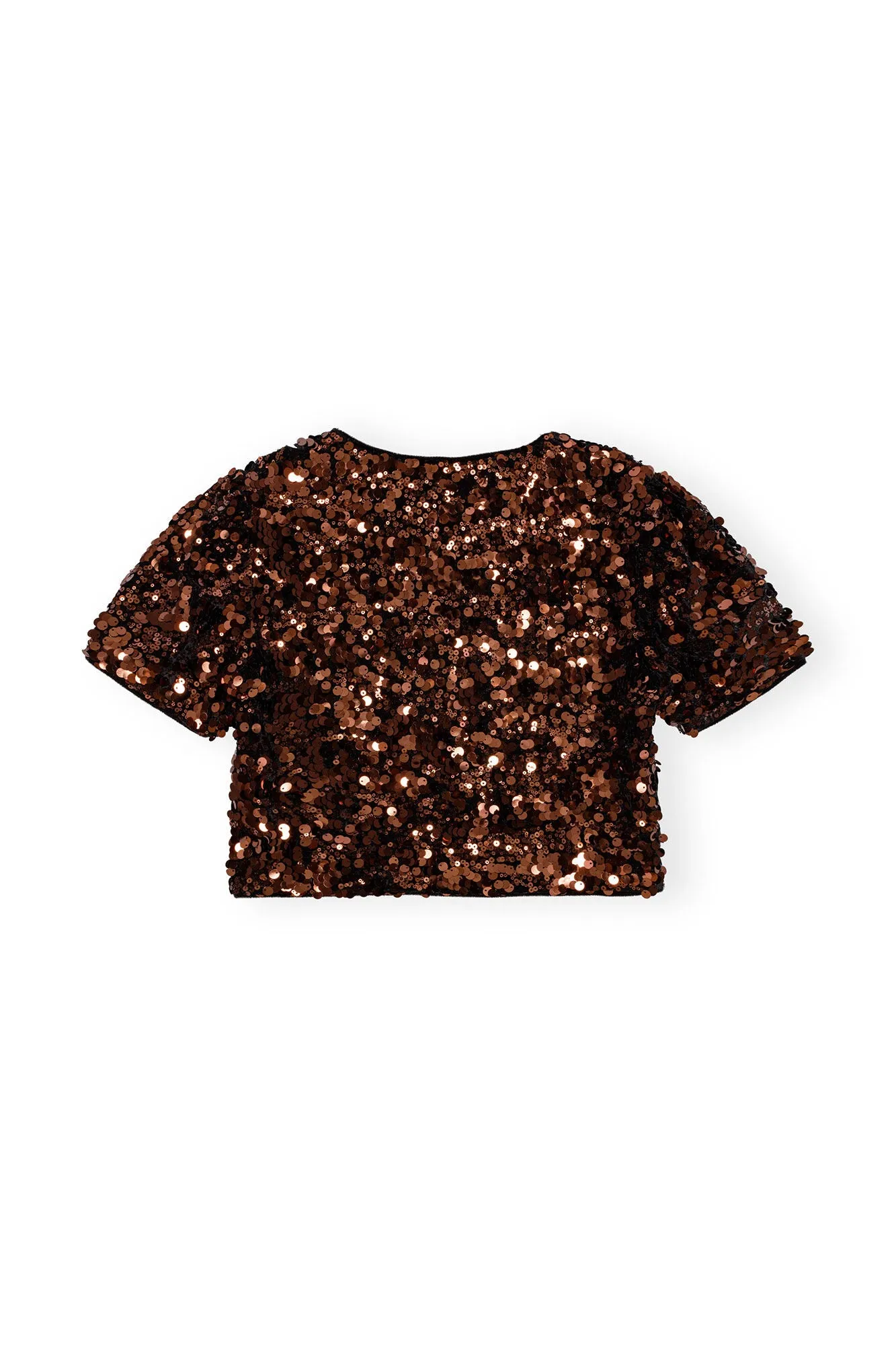 Velvet Sequins Blouse | Bitter Chocolate