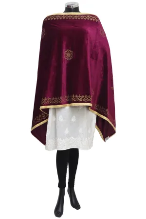 Velvet shawl # fdn1643-151
