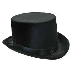 Velvet Top Hat - Black