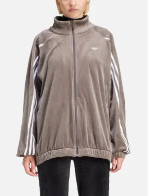 Velvet Track Top "Charcoal"