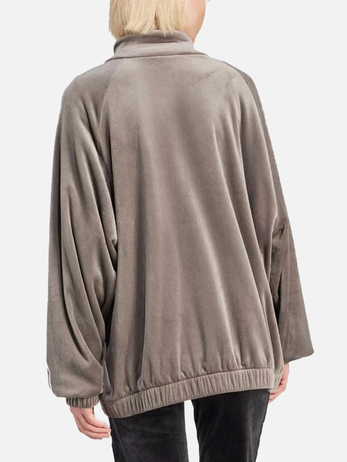 Velvet Track Top "Charcoal"