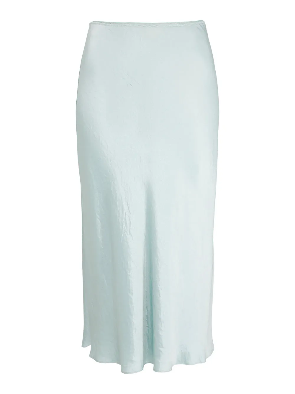 Vince Slip Skirt w/ Lingerie Elastic in Aqua Mineral