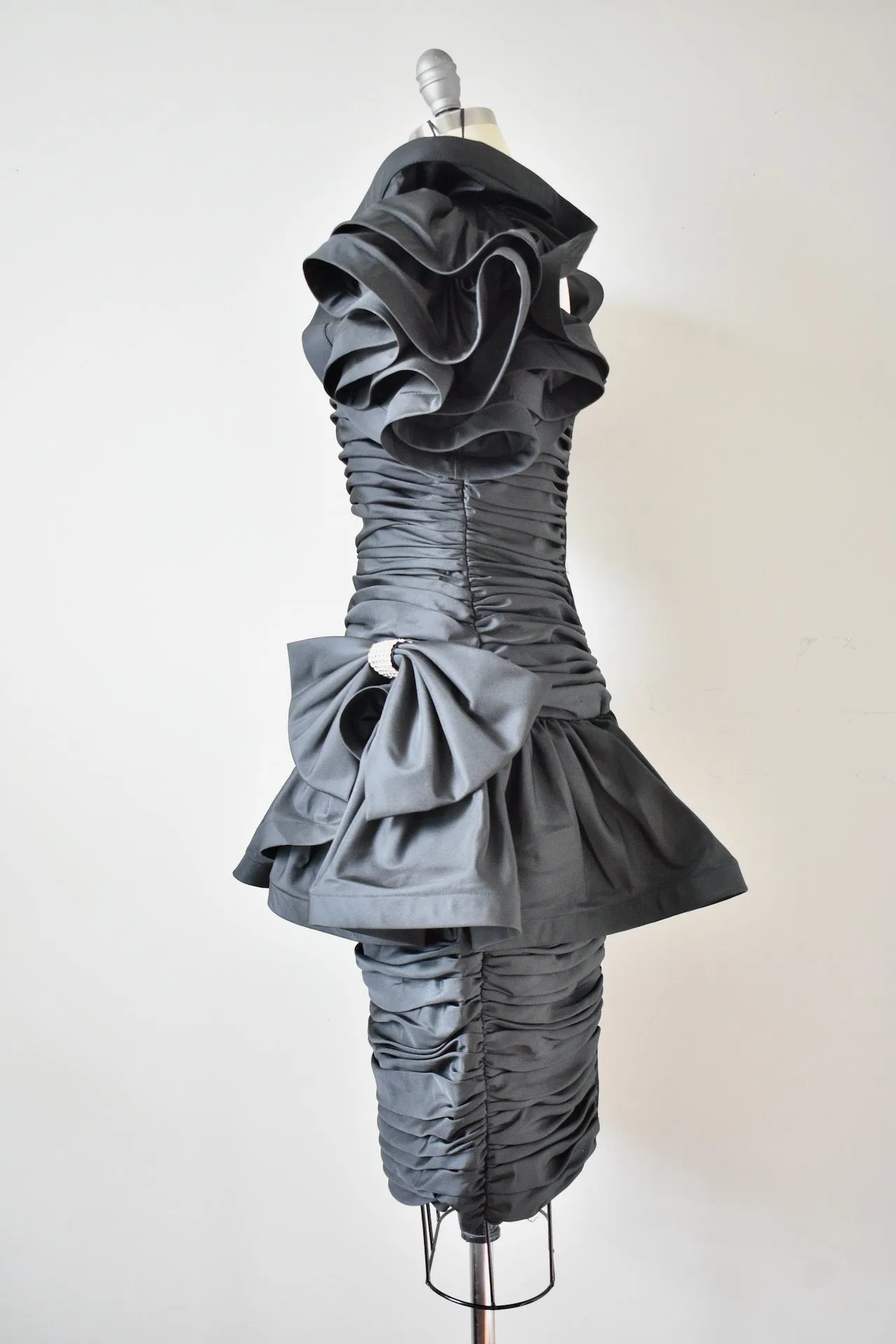 Vintage 1980s Little Black Dress By Julie Duroche