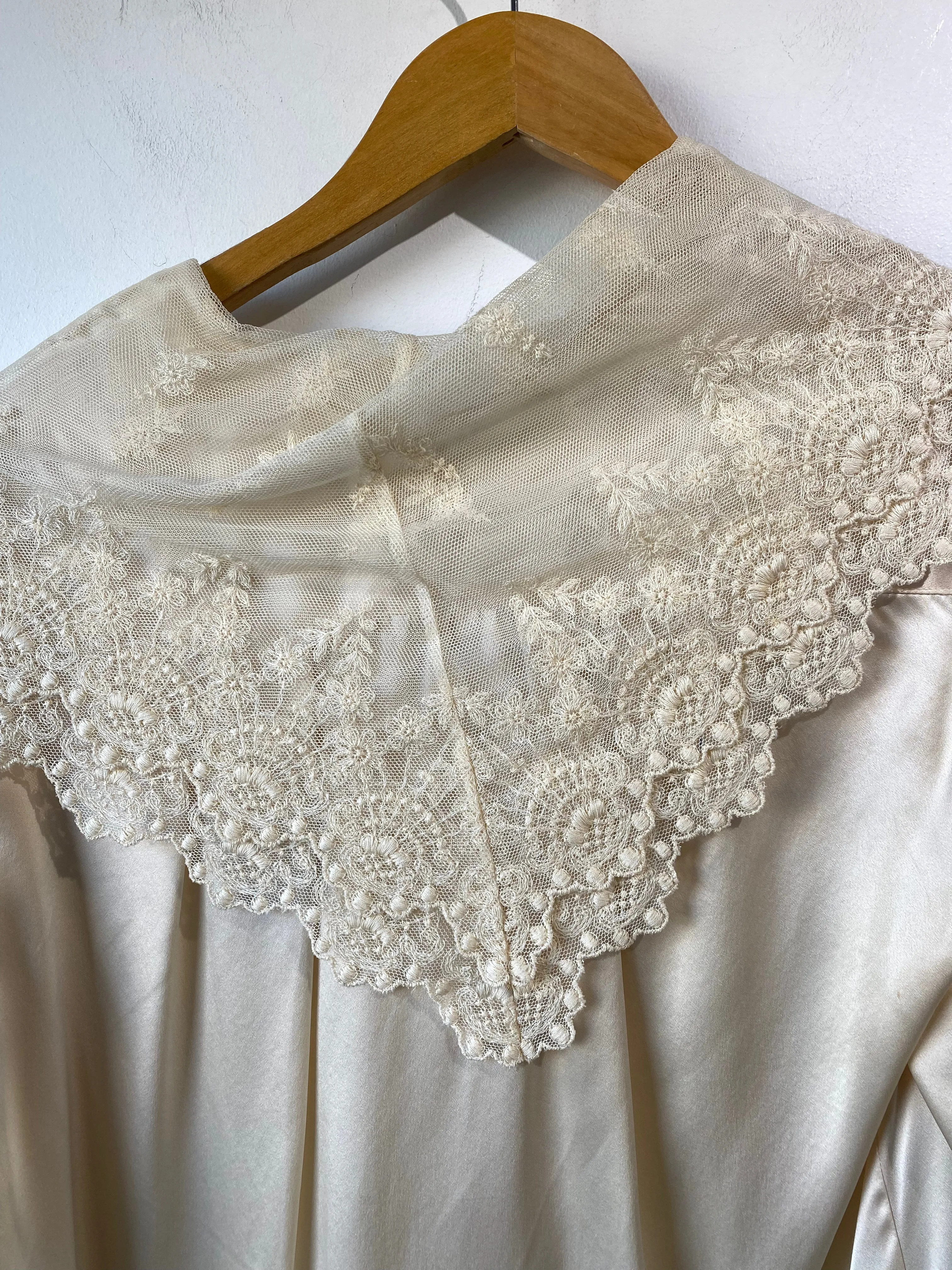 Vintage Ralph Lauren Silk and Lace Blouse